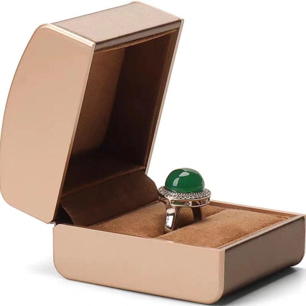 Exquisite Leather Jewel Box Luxury Jewelry Storage Box  Ring/necklace/bracelet Storage
