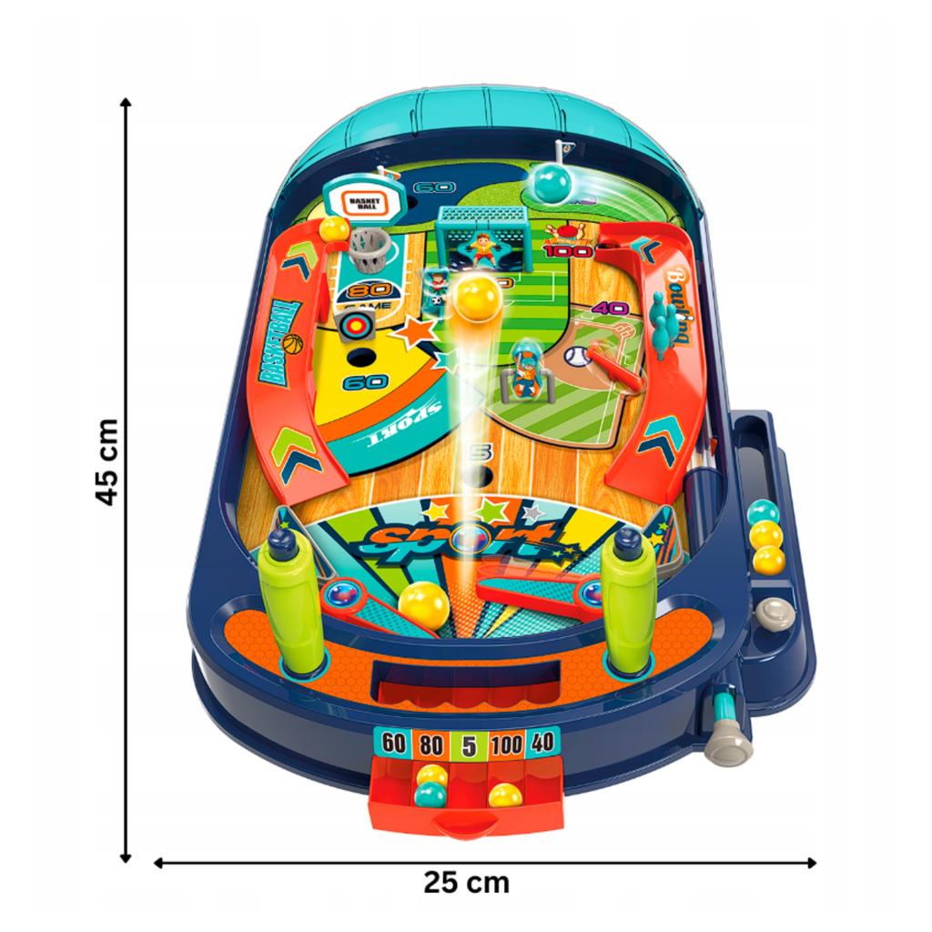 Skill Game Flipper Pinball Tabletop For Children Family Portable