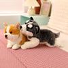 Simulation Pet Husky Corgi Plush Toy Cute Cartoon Animal Labrador Stuffed Doll Home Decor Gifts For Girl