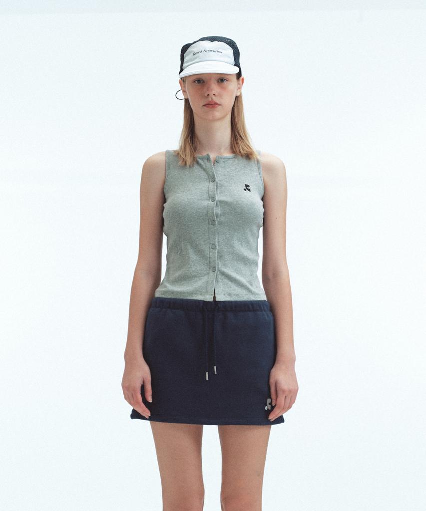 REST&RECREATION Sleeveless Cardigan - Gray