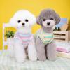 Summer Dog Clothes Pet Dog Vest Dress Dog Knitted Striped Dog T Shirt Chihuahua Bichon Clothing Kitten Puppy Girls Dog Costume