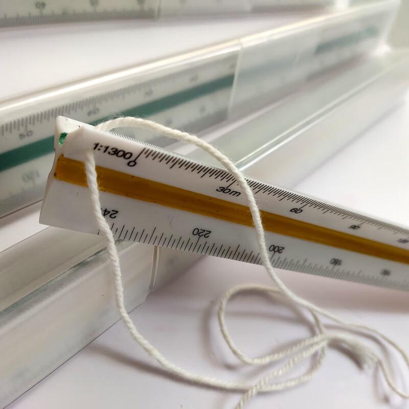 Multifunctional Triangular Scale Ruler Set (5-Pack)