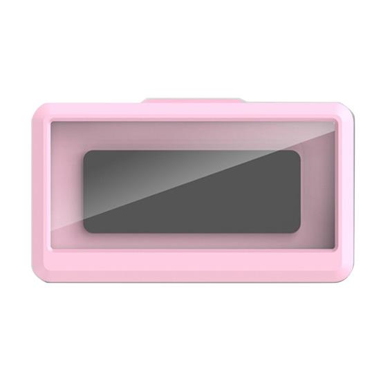 

Держатель для телефона в душе, водонепроницаемый, вращающийся на 480 градусов, противотуманный, сенсорный экран, чехол для зеркала, настенный, ванная комната, регулируемая высота, настенные крепления для телефона розовый