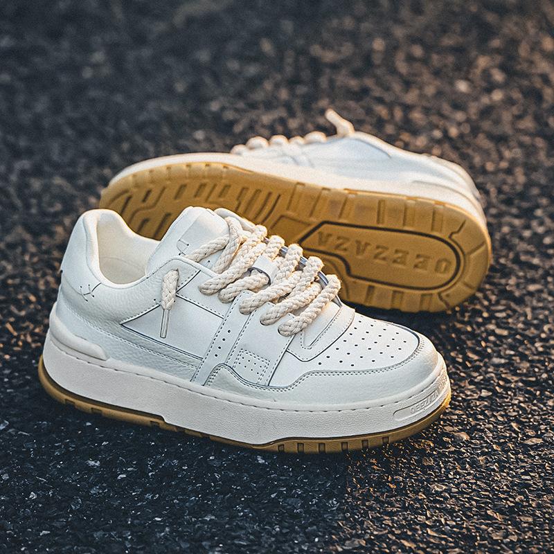 

3177 маленькие черные туфли новые на толстой подошве увеличивающие рост пара кеды оригинальный дизайн Гочао скейтборд повседневные туфли-хлебушки 44-Leather shoe size