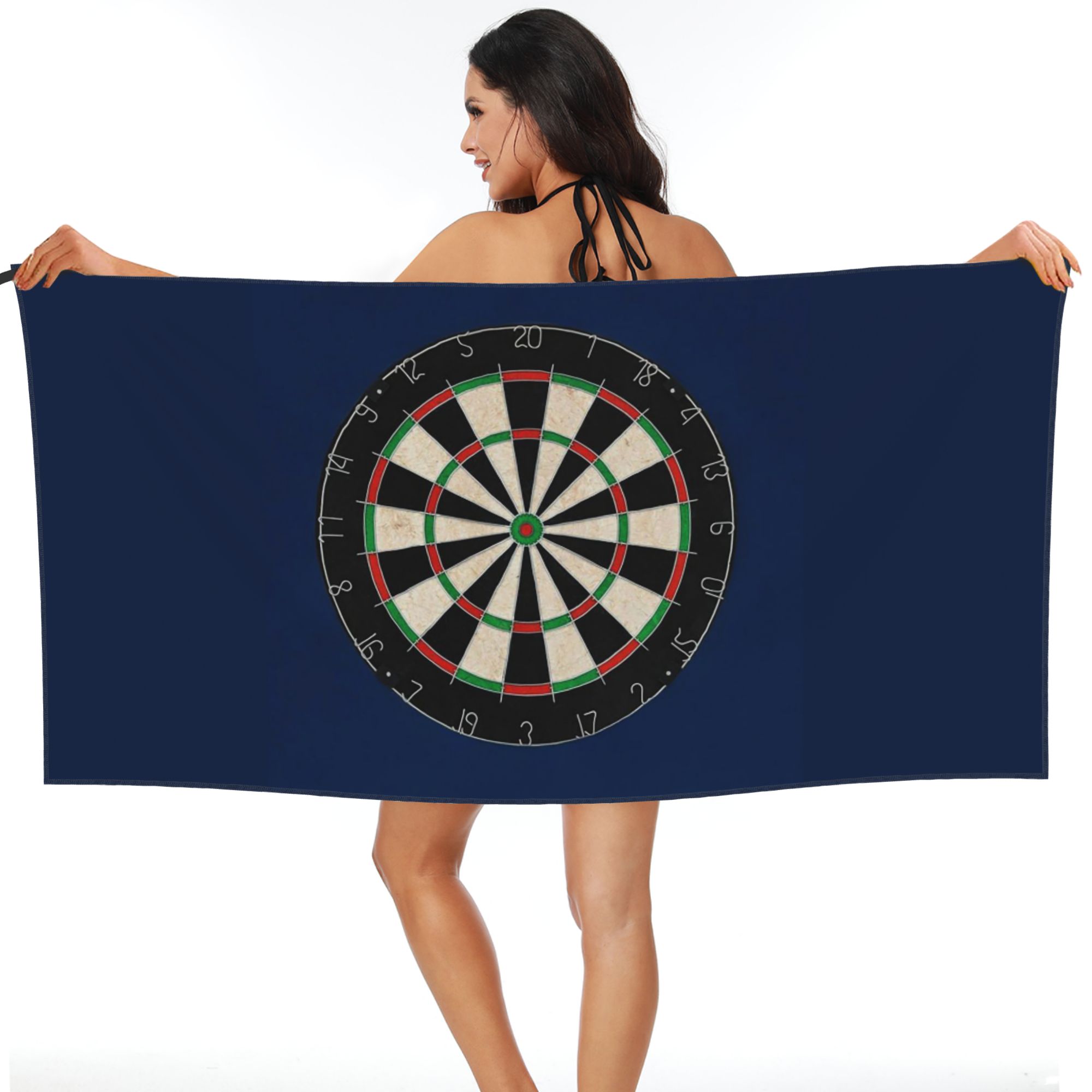 

Winmau Blade 5 dartboard Beach Towel Soft Microfiber Quick Dry Absorbent Quick Towels For Bath W30*H60(CM)