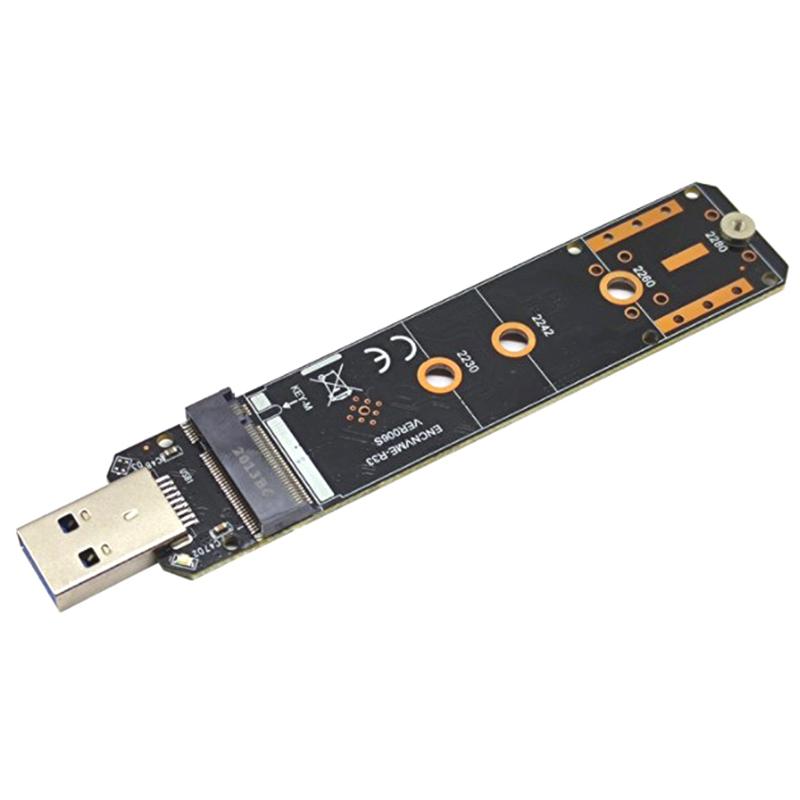 Usb Adapter M.2 Nvme To Usb 3.1 Ssd Adapter 10Gbps Usb3.1 Gen 2 Rtl9210 Chips
