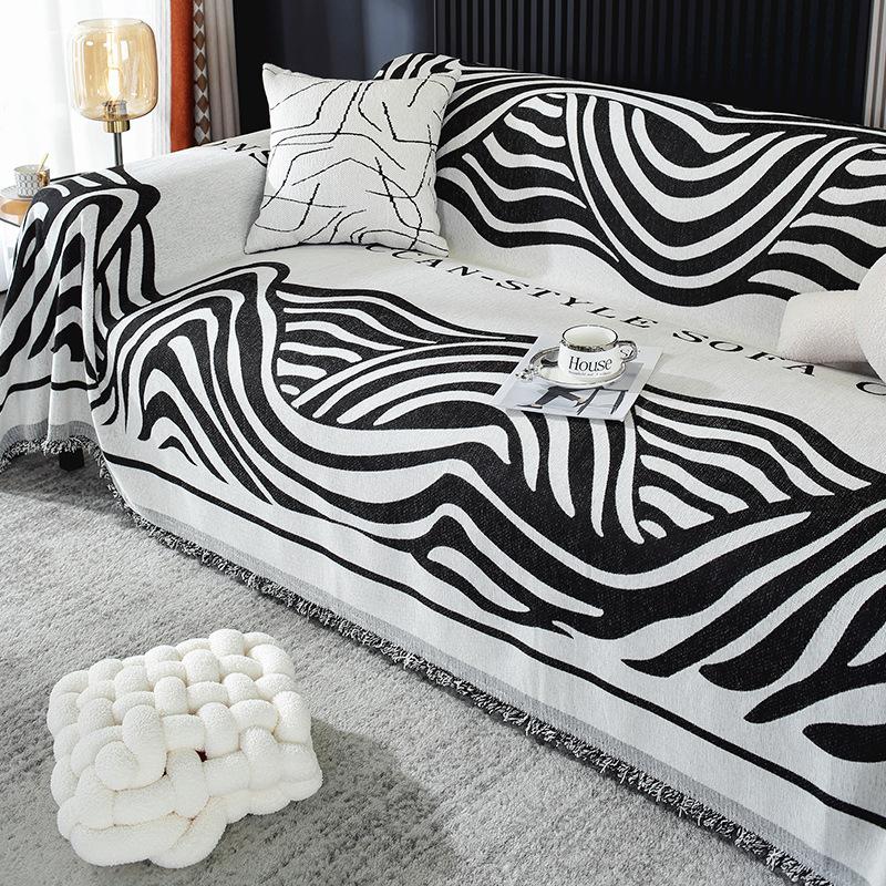 Housse de canapé américaine en Chenille, nouvelle couverture décorative universelle quatre saisons pour salon, une pièce, couverture complète anti-poussière