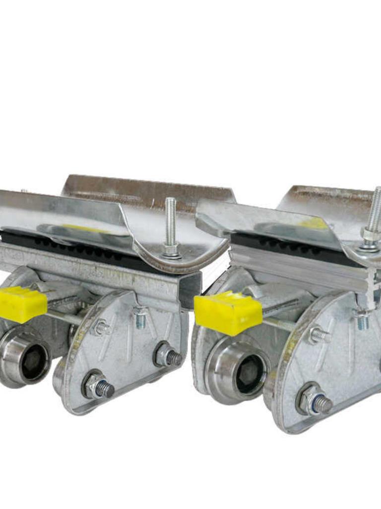 Wuxi Style No. 10 I-Beam Rail Cable Trolley with Steel CH-1/11 Wheel and Steel Tile Hoist Pulley