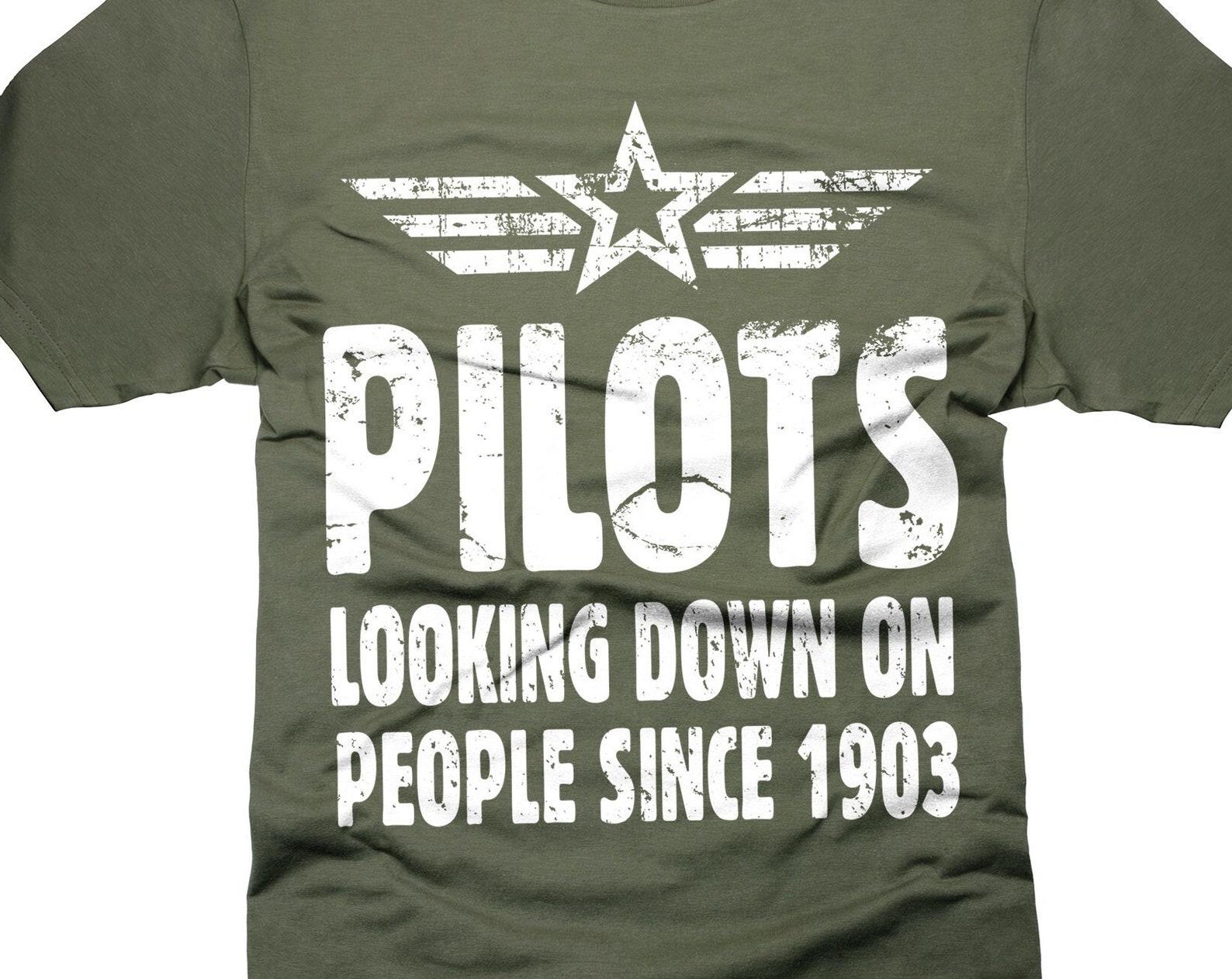 Funny Pilot T-Shirt: Aviation Humor Gift L