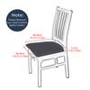 1PC Waterproof Chair Cover Chair Seat Cover for Dinding Room High-quality Chairs for Kitchen Christmas Home Decoration