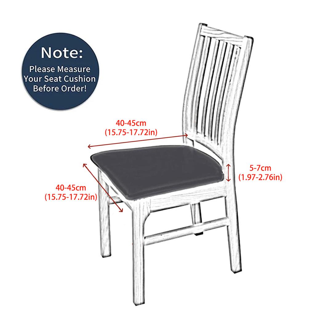 1PC Waterproof chair cover chair seat cover for dinding room high-quality Chairs for kitchen Christmas home decoration