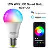 ZJ-BWBL1H-RGBWW-1P 10W Smart Voice Light Bulb WiFi Bluetooth-compatible RGBCW 220V LED Bulb