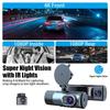 WDR Dynamic Adjustment Dash Cam 4K Ultra HD Car Dash Camera Video Recorder  Car Use
