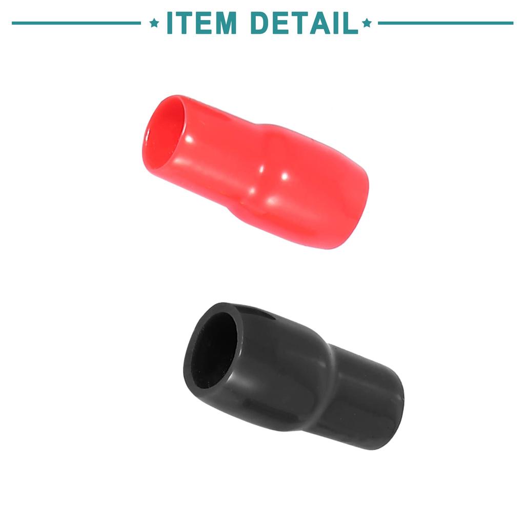 ACROPIX Terminal Adapter U Type Crimp Terminal Connector for Speaker Wire Cable Automatic 4 Gauge Strip Spade Black Red 8pcs