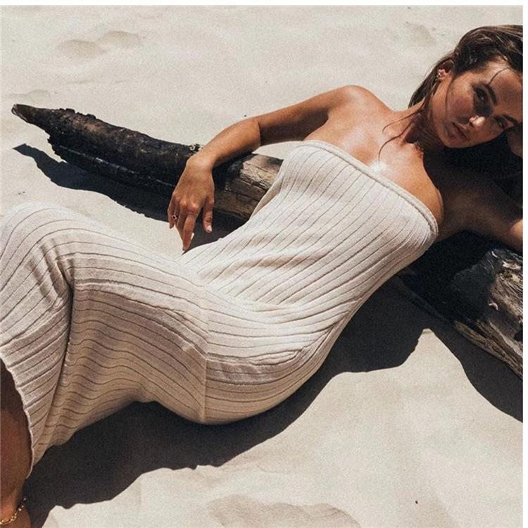 2024 Spring/Summer Women's Versatile Sexy Fashion Casual Beach Dress