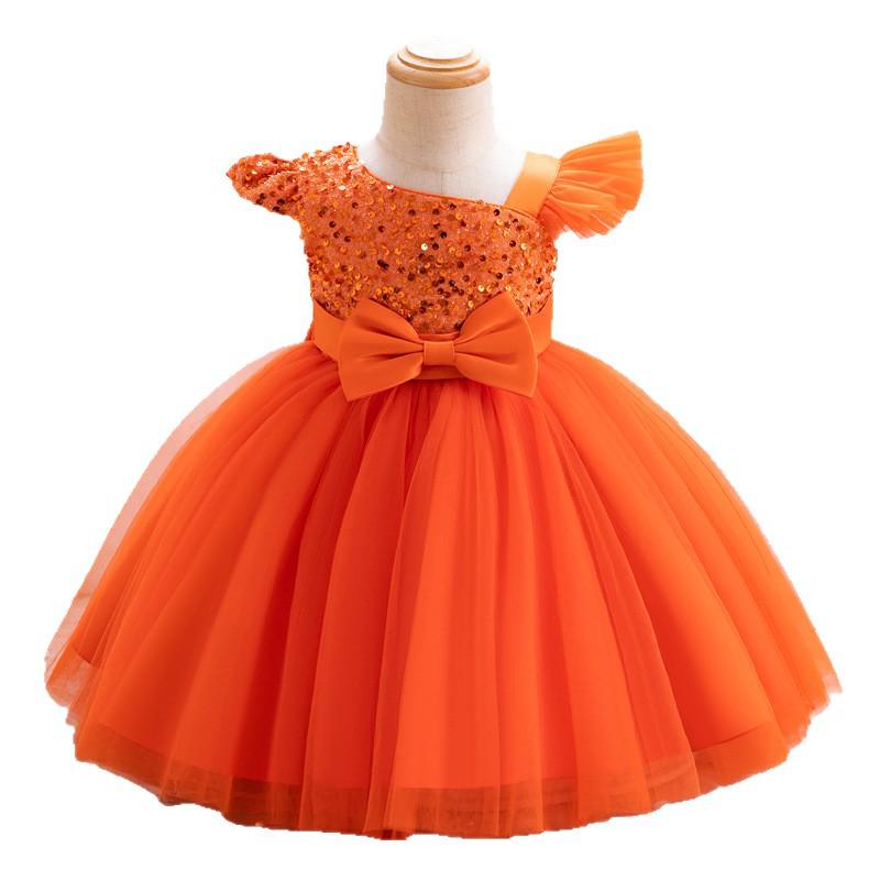 Luxuriöses flauschiges Netz-Prinzessinnenkleid für Mädchen für Abendauftritte und Geburtstage