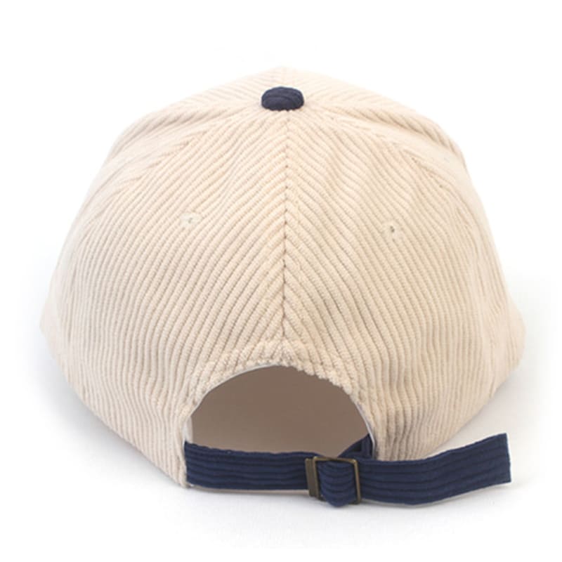 Universal chemistry Corduroy Ivory Navy Ballcap