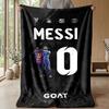 Lionel Messi Theme blanket Soft Flannel Blanket Plush Throw Blanket Cozy Sofa Bed Blanket for Home Decor