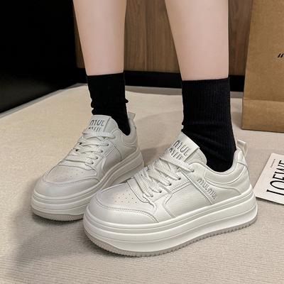 Fashion Platform Sports Shoes Women's New Spring Student Heightening Board Shoes Casual Shoes