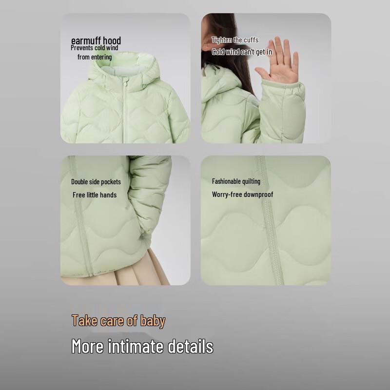 Bosideng T250135500W Sanbao Children's Short Down Jacket