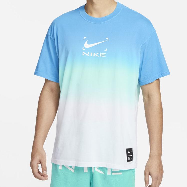 Nike SS23 Logo Vintage Dopamine Crew Neck Short Sleeve T-Shirt Blue FN0320-134