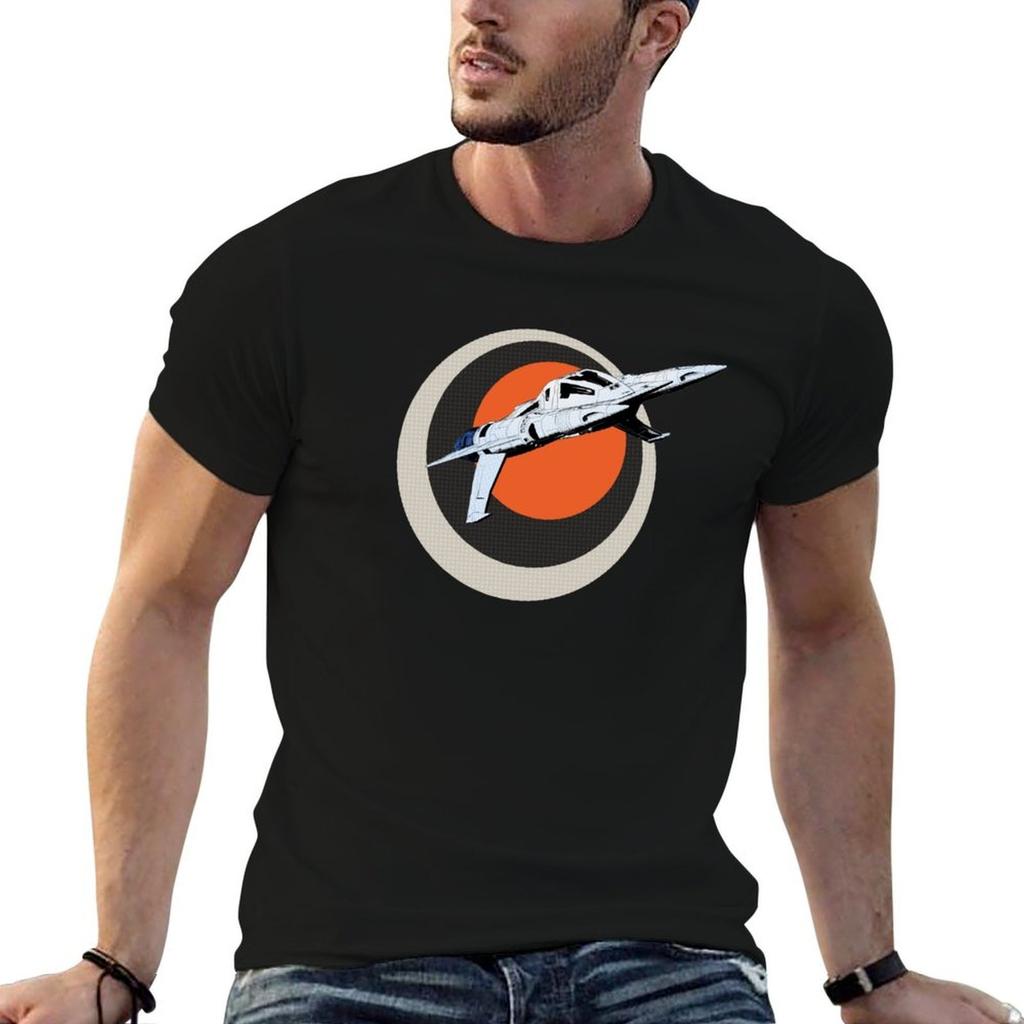 Earth Force Starfighter Tshirt Basic Plain Short Sleeve Crew Neck Tee