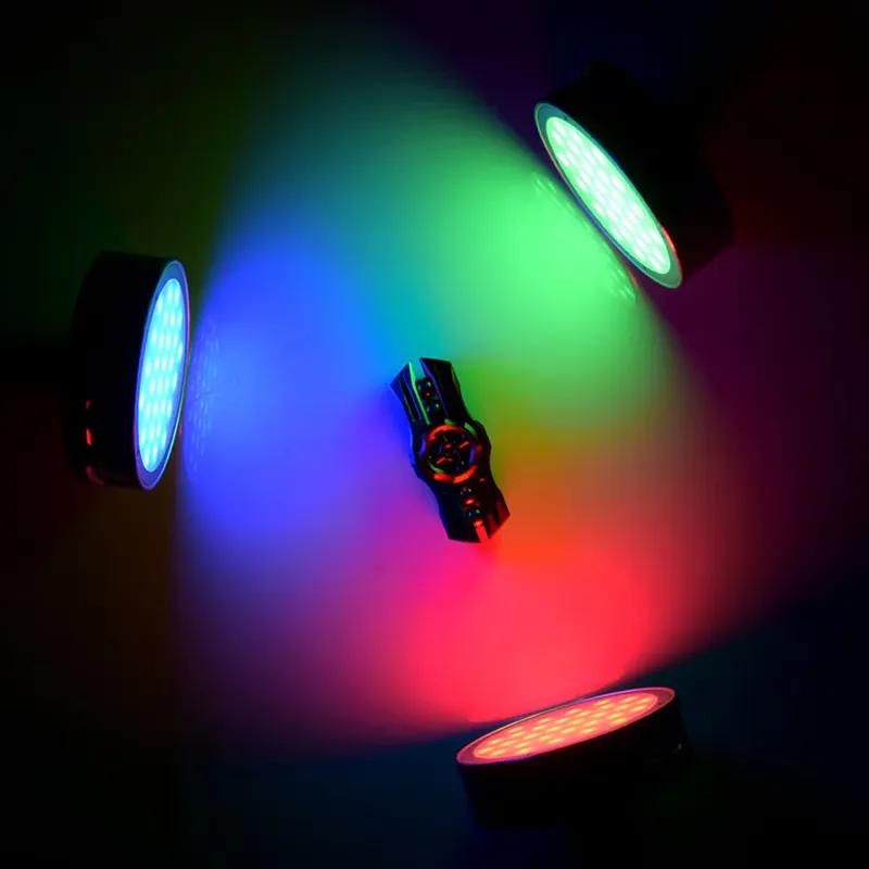 R1 Round RGB Mini Creative Fill Light for Camera Studio Video Photography with Built-in Lithium Battery CRI 98 TLCI 97