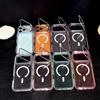 Magnetic Glitter Lens Holder Case for Apple iPhone 14/15Pro/16/17Promax