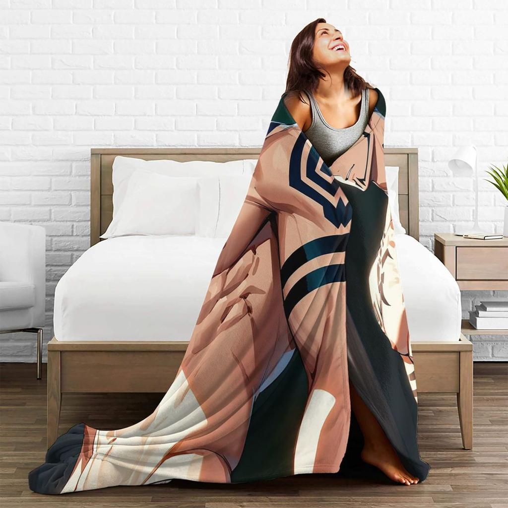 Sukuna Ryomen - Jujutsu Kaisen Blankets Soft Warm Flannel Throw Blanket Bedding for Bed Living Room Picnic Travel Home Sofa