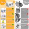 Automatic Bubble Machine with 2 Fans 20000+ Bubbles Per Minute Portable Bubble Maker for Party Outdoor Events (No Bubble Water )