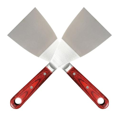 Gold Spatula Putty Knife Set, Painting Tool, 3-inch (76mm), Stainless Steel Putty Knife, Painting Tool, Extremely Thin and Highly Resilient, Painting