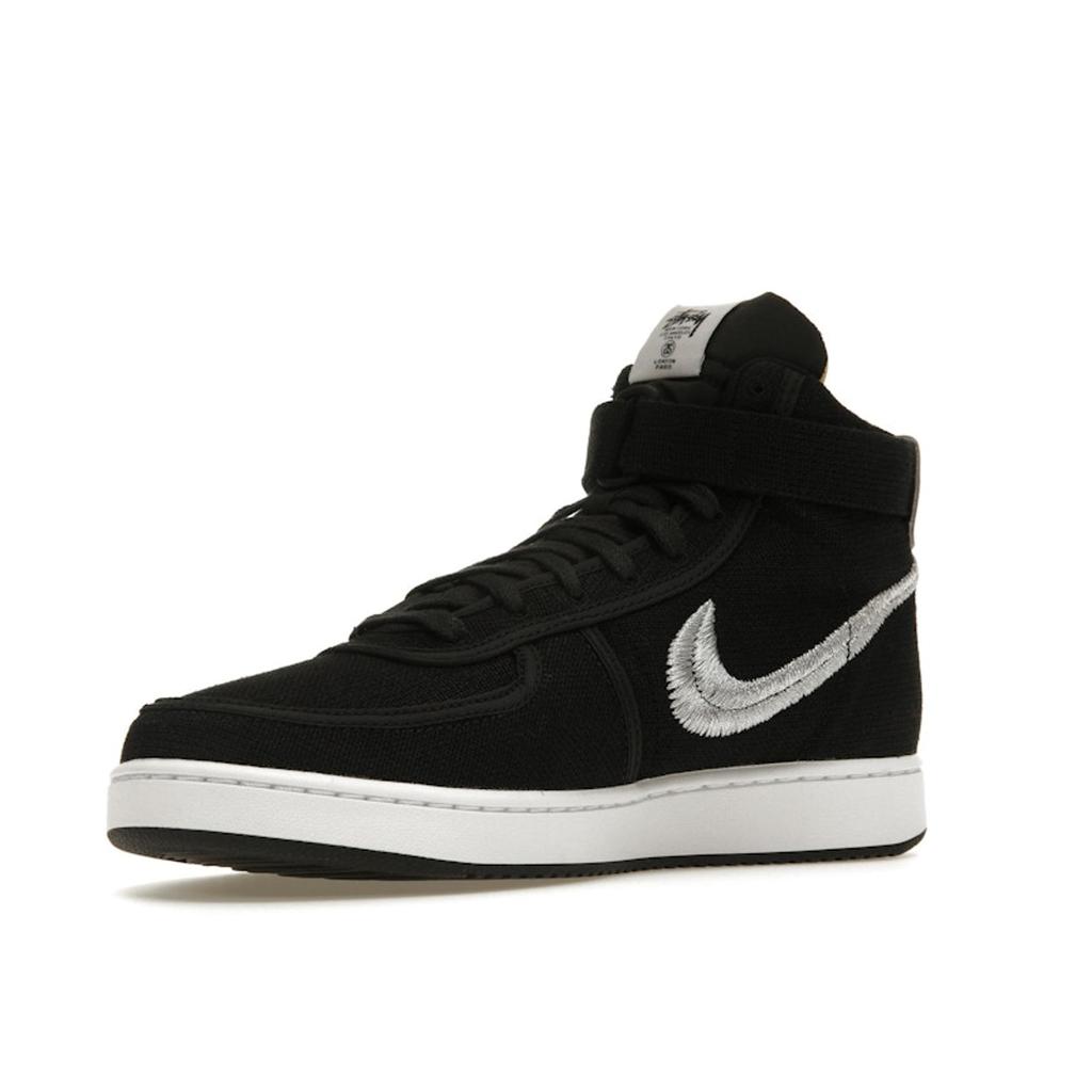 Nike Stussy X Vandal High Black Unisex Sneakers Metallic-Silver DX5425-001