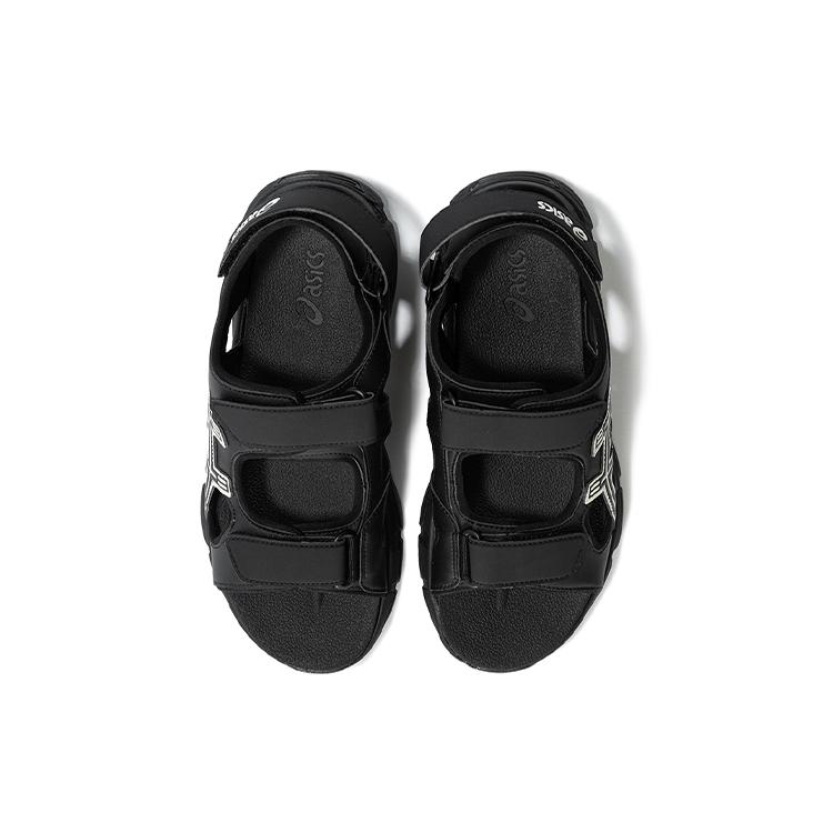 New Asics Kahana Sd Black Sandals 'Black White'