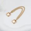 Multi-Function Magnetic Clothing Clip with Chain Metal Buttons Clip Clothes Scarf Trouser Legs Cuff Fixing Magnet Buckles