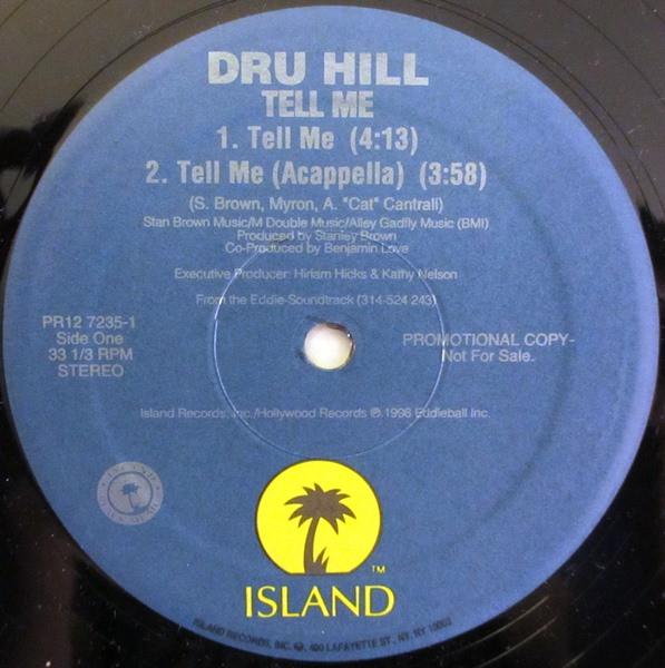 

12inch Record DRU HILL - Tell Me PR1272351 Island Records 1996 US Soul/Funk Used
