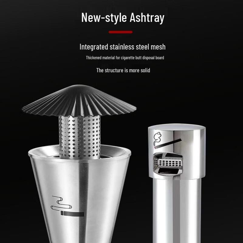 Jun Ding Ying GPX-129W Outdoor Stainless Steel Floor Ashtray