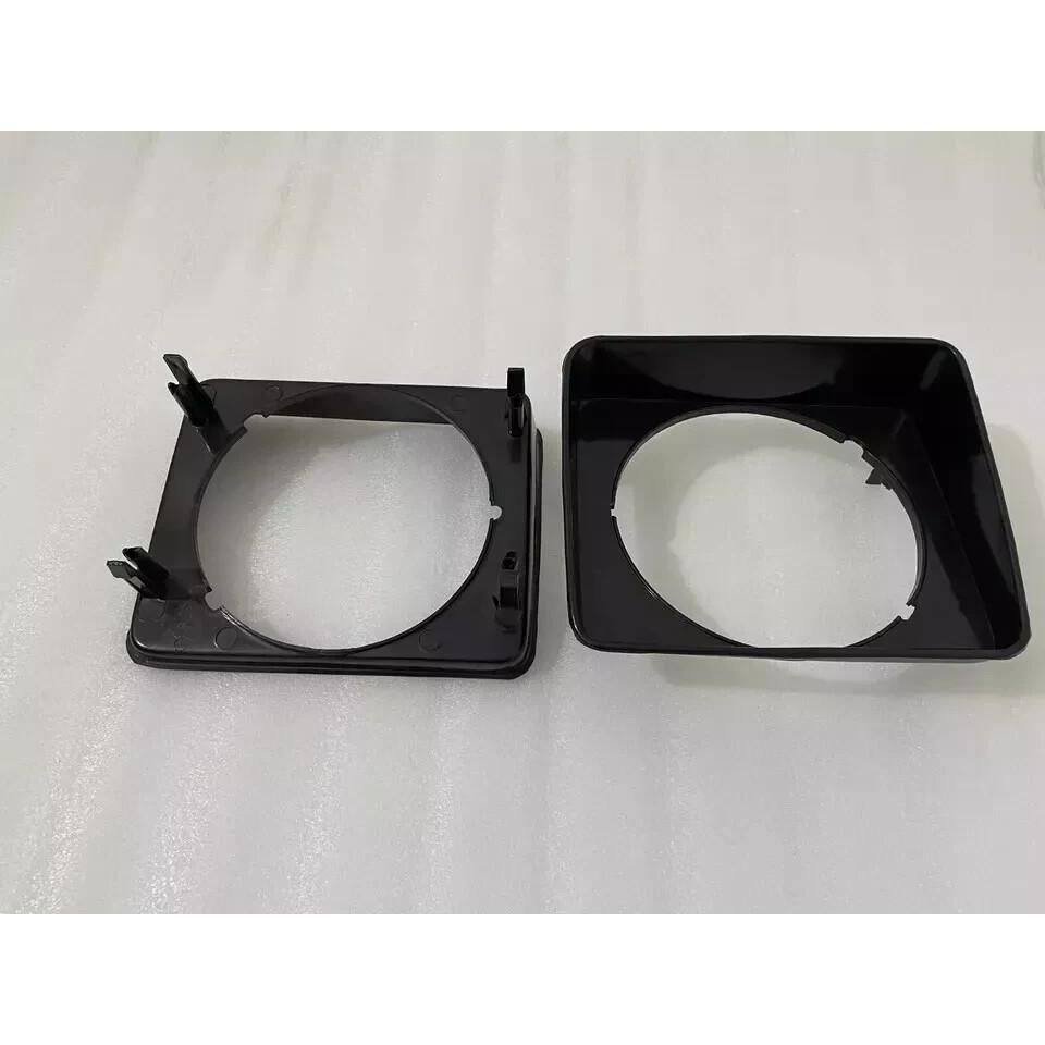 Suzuki Samurai Jimny Sierra SJ410 Headlamp Headlight Bezel Set Black |Fit