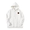 Men's Trendy Heavyweight Fleece-Lined Hooded Sweatshirt - Long Sleeve Autumn/Spring Outerwear