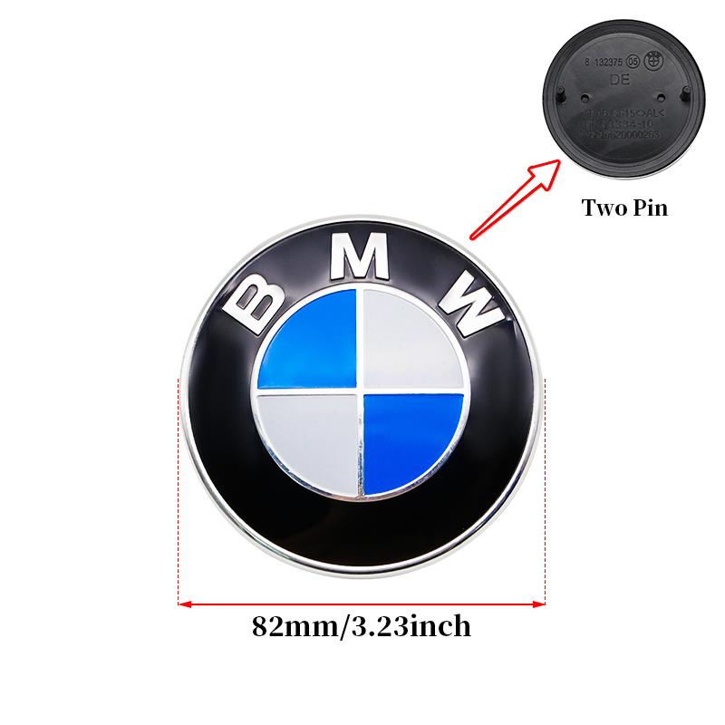 BBKD8 7PCS BMW Car Hood Front Rear Trunk Emblem Classic Blue White Badge For BMW E93 E87 G01 G20 X3 X5 F30 F20 E36 E46 E53 E90