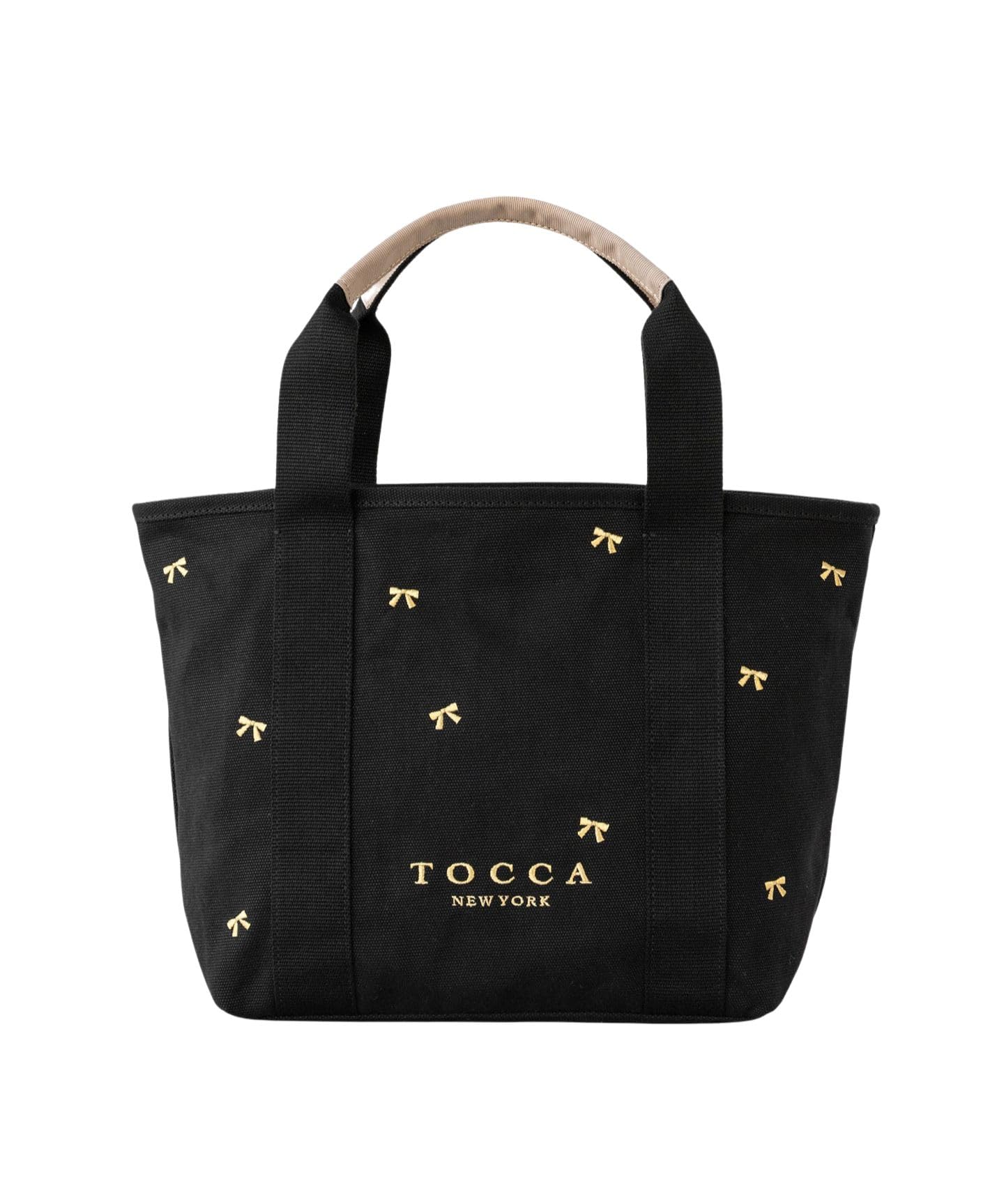 

[TOCCA] LUCKY SHOWER CANVASTOTE Полотнова сумка-шопер (Чорний з візерунком у вигляді стрічок) - Доступно в кольорах колаборації Otona Hyakka (Онлайн та у вибраних магазинах