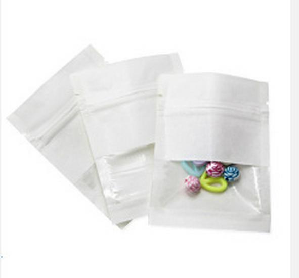 Earrings and Ear Accessories: Thick Transparent Self-Sealing Kraft Paper Bags for Packaging and Food Storage