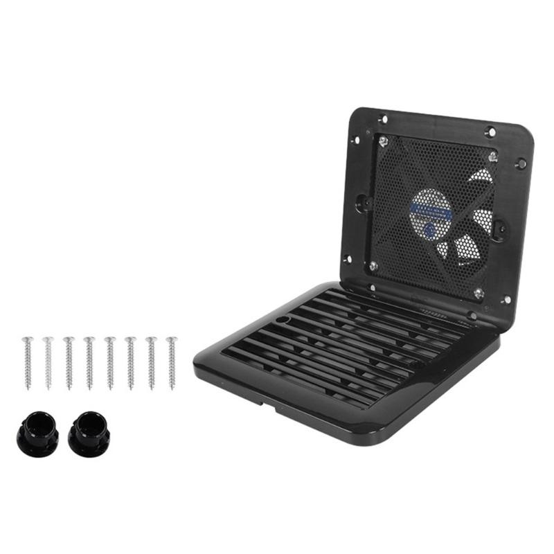 

High Performances Motorhomes Side Vent Fan 12V Waterproof Air Exhaust System For Campers Trailer Marine Vessel Bathroom чёрный