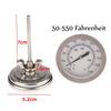 Stainless Steel BBQ Thermometer Meat Thermometer Temperature Meter Bbq Food Cooking Meat Gauge Kitchen Tools
