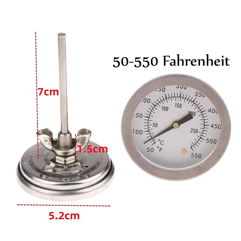 Stainless Steel BBQ Thermometer Meat Thermometer Temperature Meter Bbq Food Cooking Meat Gauge Kitchen Tools