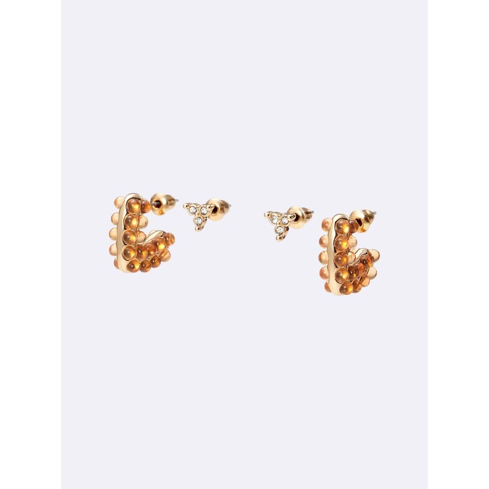 Gu By Uniqlo Heart Motif Bead Earrings