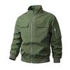 Herren Baseballkragen Fliegerjacke Herrenmode Jacke Herren Große Tasche Vielseitige Jacke