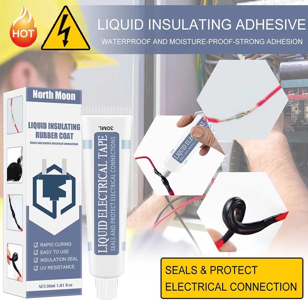

Tape Lamp Board Electronic Sealant Insulation Glue 30ml Liquid Tape Insulation Electrical Tape білий