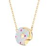 Swarovski Donut & Coffee Gold-Plated Necklace Set 5459142