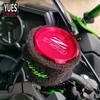 Motorcycle Accessories Red Front Rear Fluid Cylinder Master Reservoir Cover For Kawasaki Z750 Z 750 2007-2012 2008 2010 2011