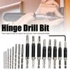 17pcs 5/64-1/4 inch Self Centering Drill Bit Hex Key Quick Change Hinge Drill Bit Hex Shank Aluminum Alloy Alignment Drill Bit